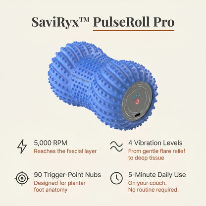 SaviRyx™ Vibrating Massager for Plantar Fasciitis and back pain relief